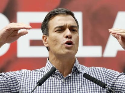 El secretario general del PSOE, Pedro Sánchez.