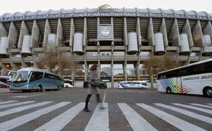 Estadio Santiago Bernabéu.