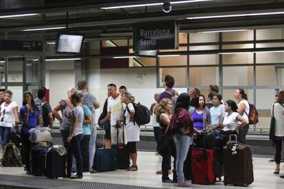 Huelga en Renfe el pasado 17 de septiembre.