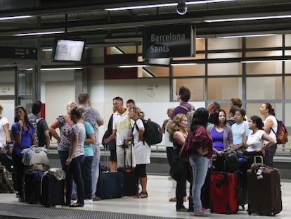 Huelga en Renfe el pasado 17 de septiembre.