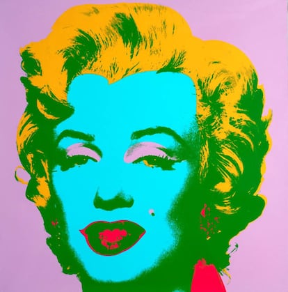 Marylin, creada por Andy Warhol en 1967. Este cuadro también está expuesto en el nuevo museo de la capital holandesa.