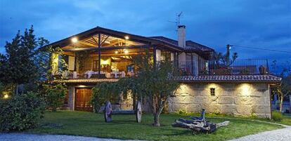 La casona del restaurante Galileo, en Pereiro de Aguiar (Orense).