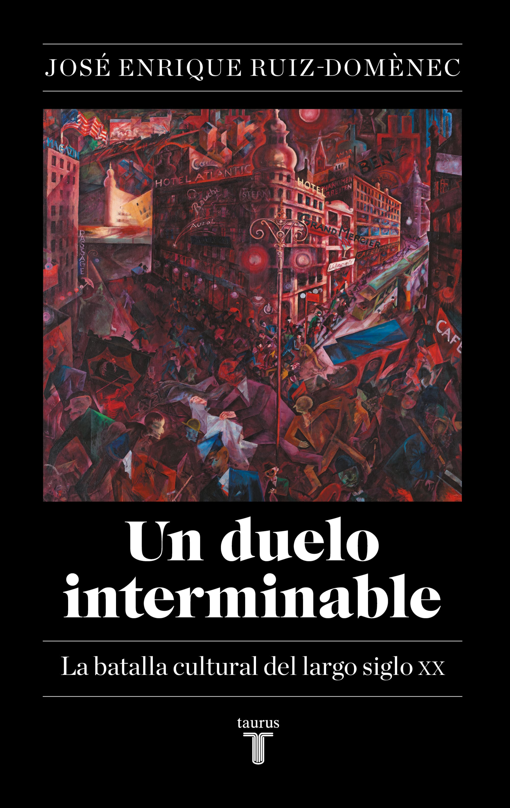 Portada de 'Un duelo interminable', de José Enrique Ruiz-Domènec