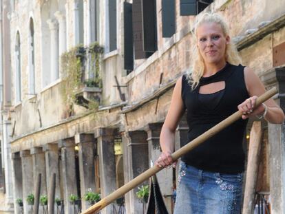 Giorgia, primera mujer gondolera