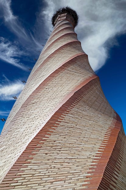 La chimenea de Fábregas, en Tomelloso.