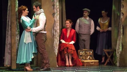 Obra inédita de Lope de Vega, 'Mujeres y criados',en el Teatro Español de Madrid.