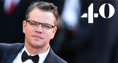 Matt Damon cumplirá en octubre 44 años