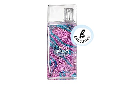 L’Eau Aquadisiac, de Kenzo. La flor de loto guía una inmersión a las profundidades acuáticas en esta fragancia de edición limitada.