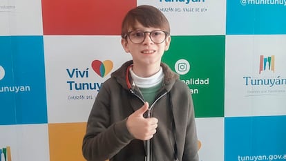 Ian Moche, un niño autista que puso una denuncia a Javier Milei.