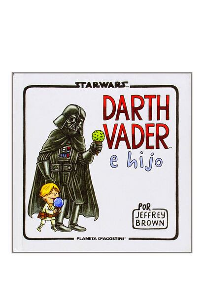 ¿Y si Darth Vader hubiese decidido criar al pequeño Luke? Esta tira cómica te hará reírte como nunca en el universo creado por George Lucas. Las carcajadas provocadas por Jar Jar Binks no cuentan (9,45 euros).