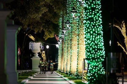 Christmas decorations in Caracas Venezuela