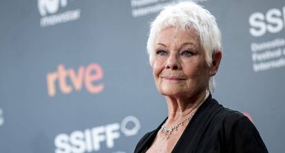 Judi Dench, en el festival de San Sebastián, el pasado septiembre.