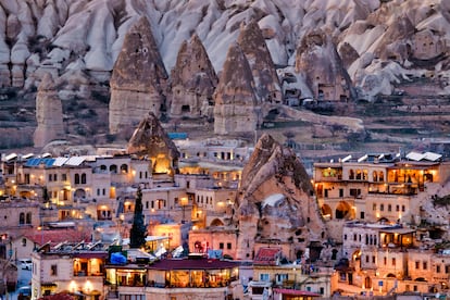 La ciudad de Göreme, en la Capadocia.