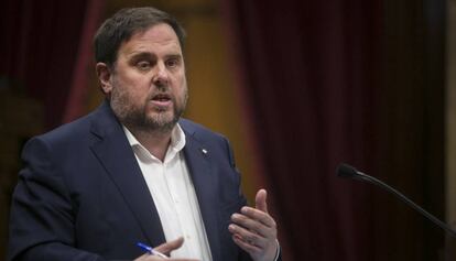 El vicepresidente de la Generalitat, Oriol Junqueras.