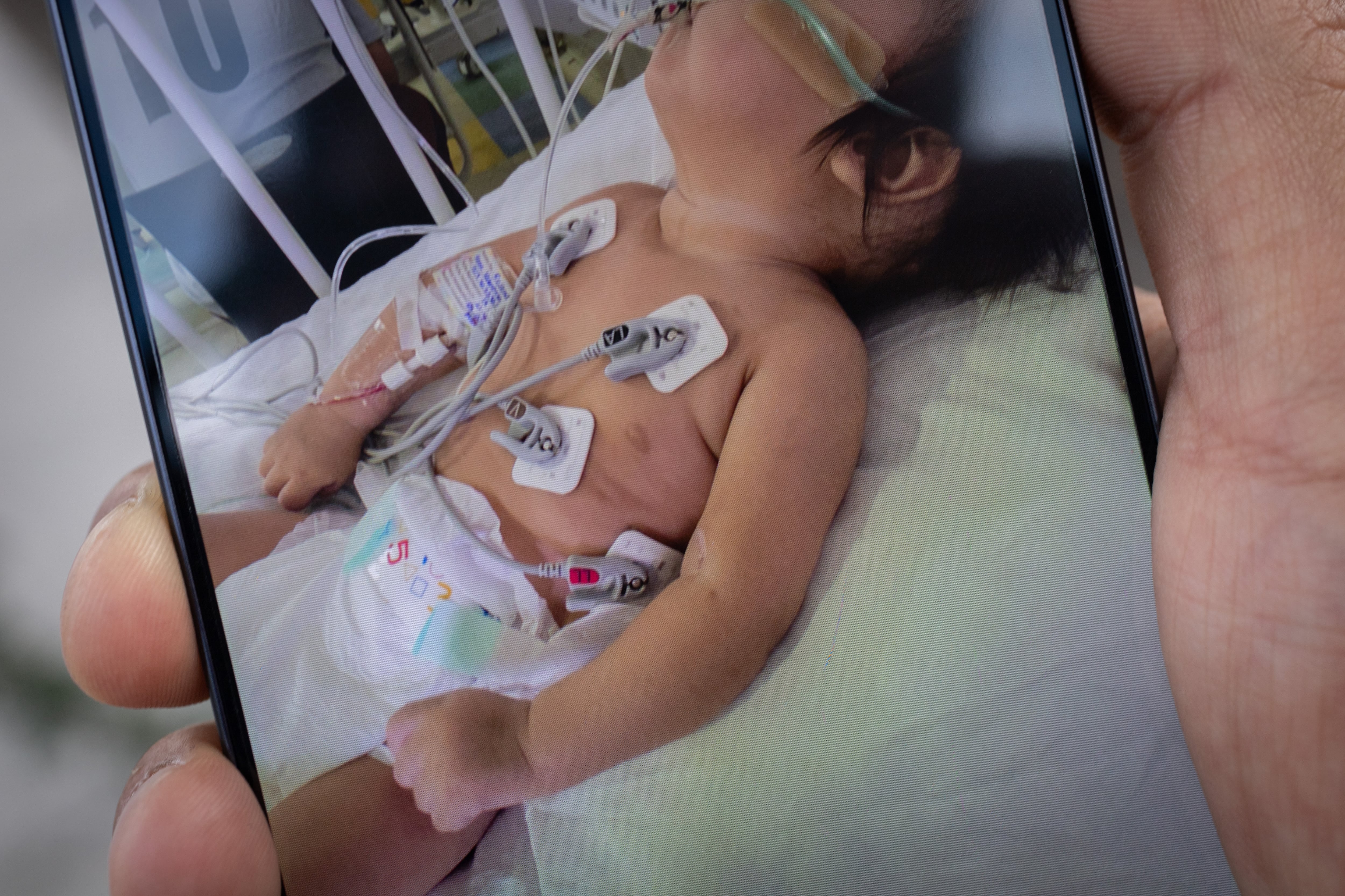 La bebé Hannah Valentina, proporcionada por su madre Evangelina Barajas.