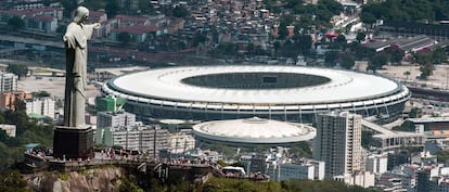 Vista del estadio de Maracaná