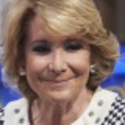 Esperanza Aguirre Attends "El Hormiguero" Tv Show