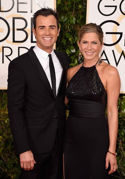 Justin Theroux y Jennifer Aniston.