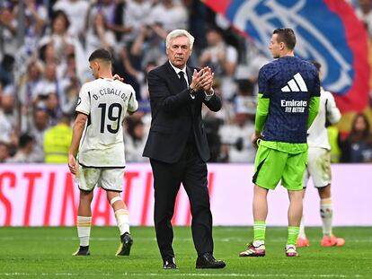 Ancelotti, tras el encuentro que el Madrid venció al Cádiz.