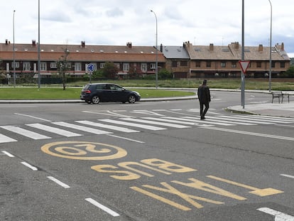 Zona de aparcamientos de León donde se produjo la reyerta.