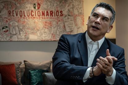 Alejandro Moreno Cárdenas durante una entrevista con EL PAÍS en Ciudad de México