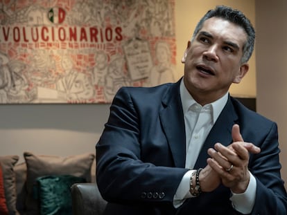 Alejandro Moreno Cárdenas durante una entrevista con EL PAÍS en Ciudad de México
