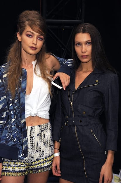 <strong>Gigi y Bella (a la derecha) Hadid</strong> son hoy dos de las modelos del momento. Sus millones de seguidores en las redes sociales las consagran, además, como las llamadas ‘instamodelos’. El año pasado Gigi Hadid se coronó como la mejor modelo de 2016 y ya ha lanzado dos colecciones en colaboración con Tommy Hilfiger. Bella, por su parte, no solo es una fija de todas las semanas de la moda sino que ha firmado un suculento contrato como imagen de los cosméticos de Dior.