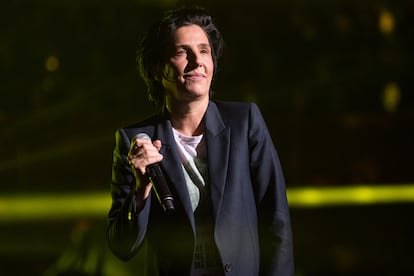 Sharleen Spiteri, cantante de Texas, actúa en el escenario del Royal Albert Hall, en Londres, en 2017.