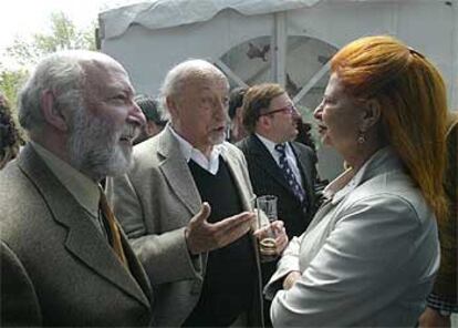 Álvaro de Luna, Manuel Vicent y Carmen Alborch.