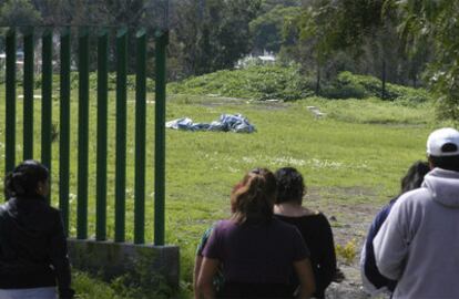 Los restos de las dos periodistas asesinadas.