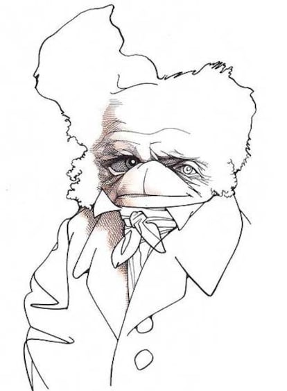 El filósofo Shopenhauer visto por Loredano.