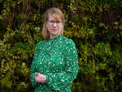 Heather Conley, president of the German Marshall Fund, on January 16 at a hotel in Madrid’s Centro neighborhood.