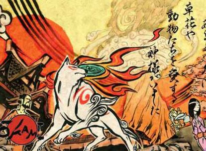 Una imagen del videojuego <i>Okami.</i>