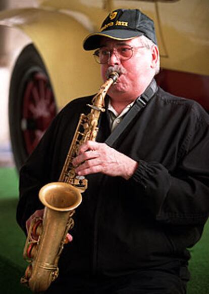 Phil Woods, ayer en Madrid.