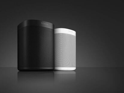 El nuevo altavoz inalámbrico Sonos One integra Alexa para controlar la música y el sistema multihabitación por la voz.