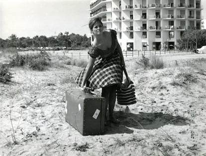 Claudia Cardinale, en un fotograma de 'La chica con la maleta', dirigida en 1961 por Valerio Zurlini.