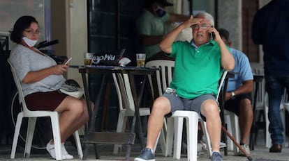 Río de Janeiro, 2 de julio de 2020, poco después de la reapertura de bares y restaurantes durante la pandemia de COVID19.