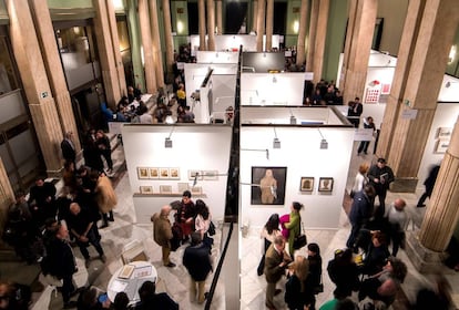 Feria de arte Drawing Room en el C&iacute;rculo de Bellas Artes.