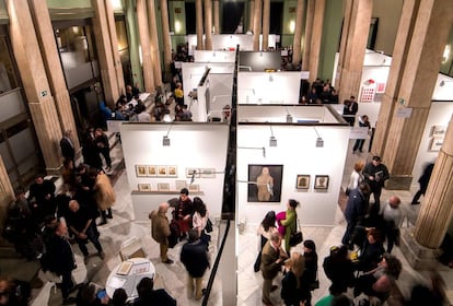 Feria de arte Drawing Room en el Círculo de Bellas Artes.