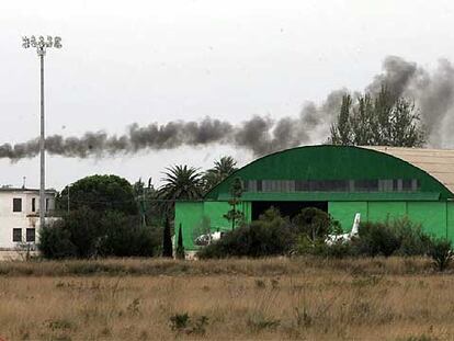 Instalaciones de la antigua base militar de Manises, que acogerá el centro de Naciones Unidas.