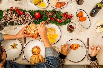 Platos de Hevias por Navidad