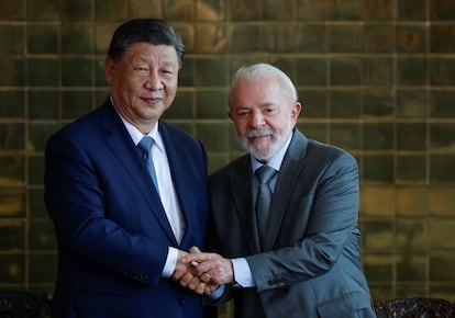 Xi Jinping y Lula da Silva