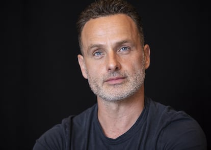 Andrew Lincoln at a conference on July 21, 2018, in San Diego, United States.