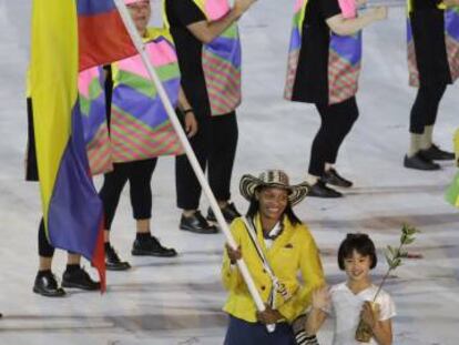 Yuri Alvear, abanderada de Colombia en los Juegos de R&iacute;o.
