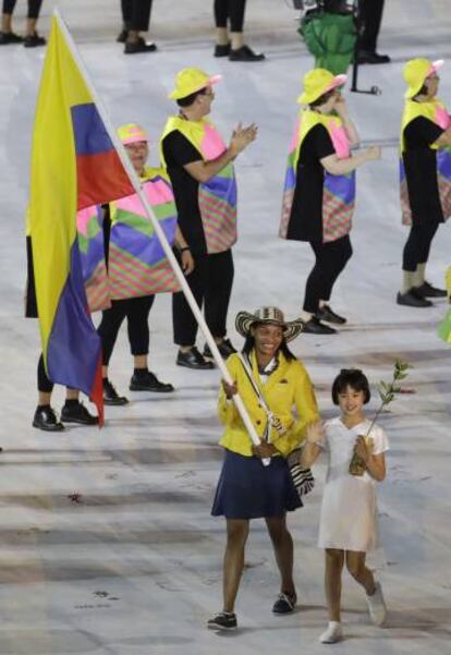 Yuri Alvear, abanderada de Colombia en los Juegos de R&iacute;o.