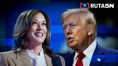 Kamala Harris y Donald Trump, candidatos a la presidencia de los Estados Unidos