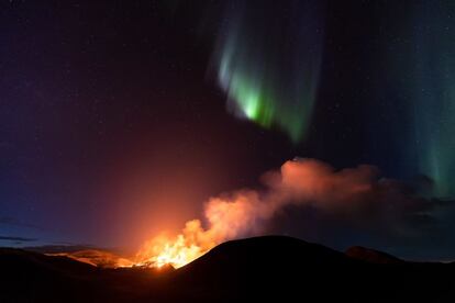 'Volcanic Aurora Borealis'.