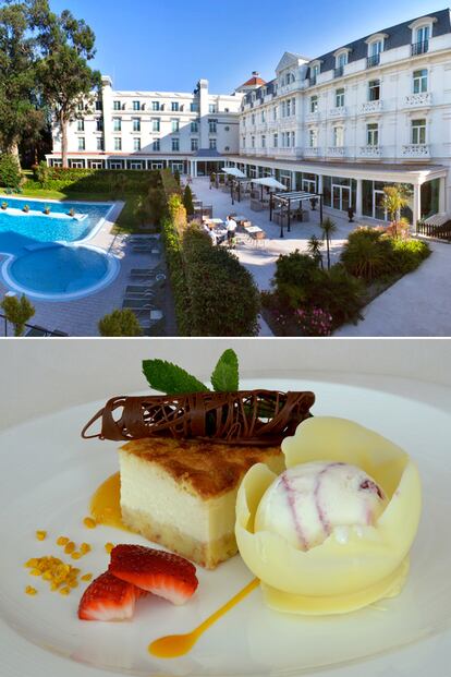 Gastronomía y relajación. Para completar la experiencia gourmet de su menú especial de cena Sabor de Amor en su restaurante El Manantial (69 €), el Balneario de Solares, en Cantabria, ofrece la opción de experimentar su piscina termal por la noche el sábado 16 de febrero (107 € cena más piscina y desde 121 € con alojamiento).