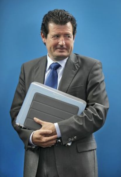 José Ciscar, después del pleno del Consell.