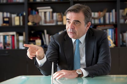 Margaritis Schinas, vicepresidente de la Comisión Europea, el pasado febrero en Bruselas.